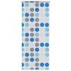 vidaXL Estore de rolo para o duche 120x240 cm c&iacute;rculos