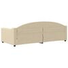 vidaXL Sof&aacute;-cama 90x200 cm tecido cor creme