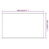 vidaXL Toldo vertical 250x360 cm tecido oxford azul