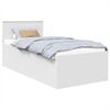 vidaXL Estrutura da Cama Branco 90 x 200 cm Derivados de Madeira