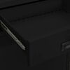 vidaXL Armário de escritório 90x40x102 cm aço preto