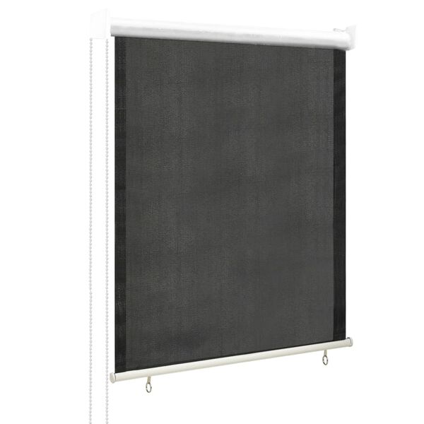 vidaXL Estore de rolo para exterior 80x140 cm antracite