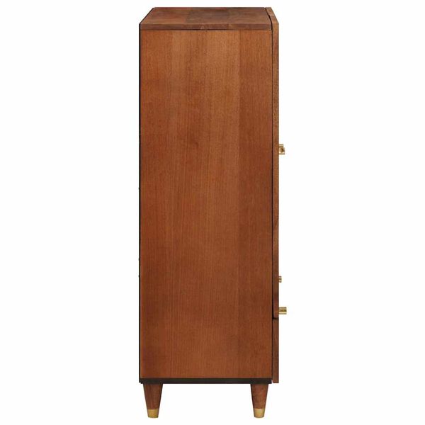 vidaXL Armários e Estantes para Armazenamento de Mídia Castanho