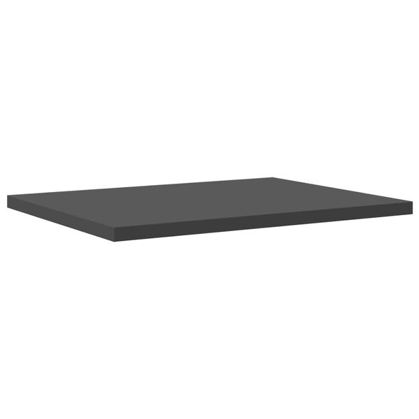 vidaXL Prateleiras para estante 4 pcs 40x30x1,5cm contraplacado cinza