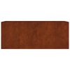 vidaXL Canteiro elevado de jardim 200x80x80 cm a&ccedil;o corten