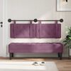 vidaXL Cabeceira Suspensa Roxo 130 x 55 x 5 cm Veludo