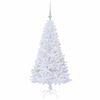 vidaXL &Aacute;rvore de Natal Artificial com 150 LEDs Branco 120 cm PVC e A&ccedil;o