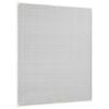 vidaXL Tela anti-insetos magnética janela 100x120cm fibra vidro branco