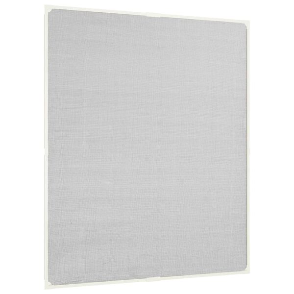 vidaXL Tela anti-insetos magnética janela 100x120cm fibra vidro branco
