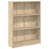 vidaXL Estante 80x24x109 cm derivados de madeira carvalho sonoma
