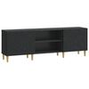 vidaXL Gabinete para TV 150 x 31 x 50 cm Preto Derivados de Madeira