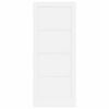 vidaXL Porta Interna ORKDAL Branco 83 x 202 cm Contraplacado