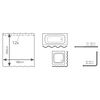 RIDDER Cortina de duche Smile 180x200 cm