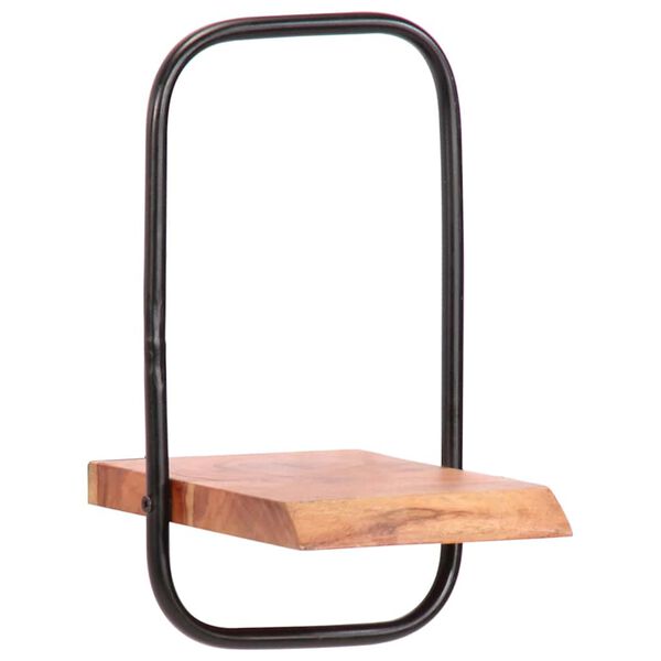 vidaXL Prateleiras parede 5 pcs madeira de ac&aacute;cia maci&ccedil;a