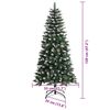 vidaXL Árvore de Natal Artificial com 150 LEDs Verde 55 x 55 x 120 cm