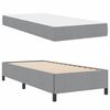 vidaXL Cama Box Cinzento-claro 90 x 190 cm tecido