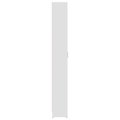 vidaXL Roupeiro de corredor 55x25x189 cm contraplacado branco