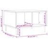 vidaXL Mesa de centro 60x50x36,5 cm derivados de madeira branco