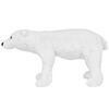 vidaXL Brinquedo de montar urso polar peluche branco XXL