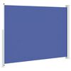 vidaXL Toldo lateral retr&aacute;til para p&aacute;tio 220x300 cm azul