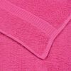 vidaXL Toalhas FROGN 4 pcs 100x200 cm 360 g/m&sup2; rosa