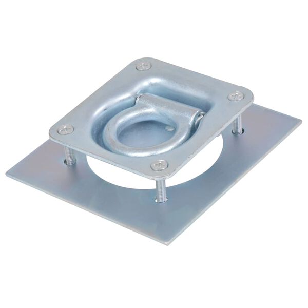 vidaXL An&eacute;is de fixa&ccedil;&atilde;o para atrelados 8 pcs a&ccedil;o galvanizado 2000 kg