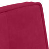 vidaXL Cadeira de relaxamento 64x74x84 cm veludo vermelho bordeaux