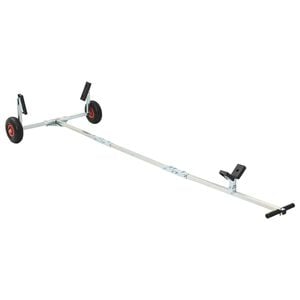 vidaXL Reboque de barco ajust&aacute;vel com pneus pneum&aacute;ticos 200 kg Load