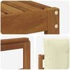 vidaXL Conjunto de Sof&aacute;s para Exterior 11 pcs Natural e Creme