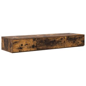 vidaXL Mesa de Est&uacute;dio Carvalho Fumado 110 x 40 x 19,5 cm