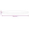 vidaXL Tampo de mesa redondo &Oslash;90x3 cm madeira de pinho maci&ccedil;a branco