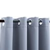 vidaXL Cortinas blackout c/ argolas em metal 2 pcs 140x245 cm cinzento