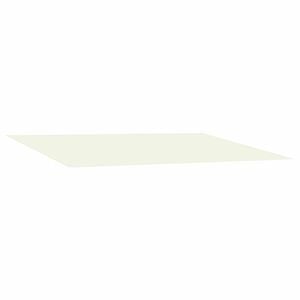 vidaXL Tecido de substitui&ccedil;&atilde;o para toldo Creme 400 x 200 cm Poli&eacute;ster