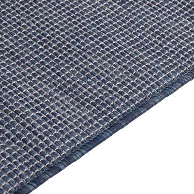 vidaXL Tapete de tecido plano para exterior 160x230 cm azul