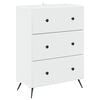 vidaXL Gabinete de Gavetas Branco 66 x 34,5 x 90 cm