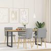 vidaXL Cadeiras de jantar 4 pcs tecido cinza nuvem