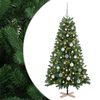 vidaXL &Aacute;rvore de Natal artificial com bolas 120 cm 150 LED