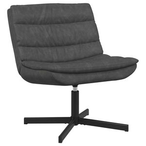vidaXL Cadeira girat&oacute;ria Preto 63 x 75 x 76 cm PU Antigo