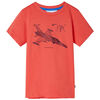 T-shirt para crian&ccedil;a vermelho-claro 128