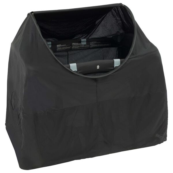 DERYAN Protetor para cama de campismo preto