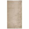 vidaXL Tapete pelo curto macio e lav&aacute;vel HUARTE 60x110 cm cor areia
