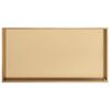 vidaXL Nicho parede p/ duche 62x32x9cm aço inoxidável dourado escovada