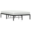 vidaXL Estrutura de cama 120x190 cm metal preto