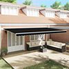 vidaXL Toldo Retr&aacute;til Manual Preto 600 &times; 300 cm Poli&eacute;ster e Alum&iacute;nio