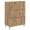 vidaXL Gabinete de Gavetas 66 x 34,5 x 92 cm Derivados de Madeira