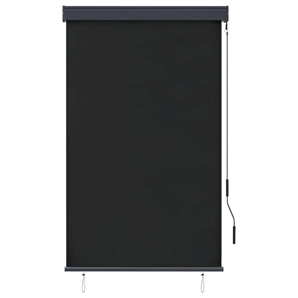 vidaXL Estore de rolo para exterior 100x250 cm antracite