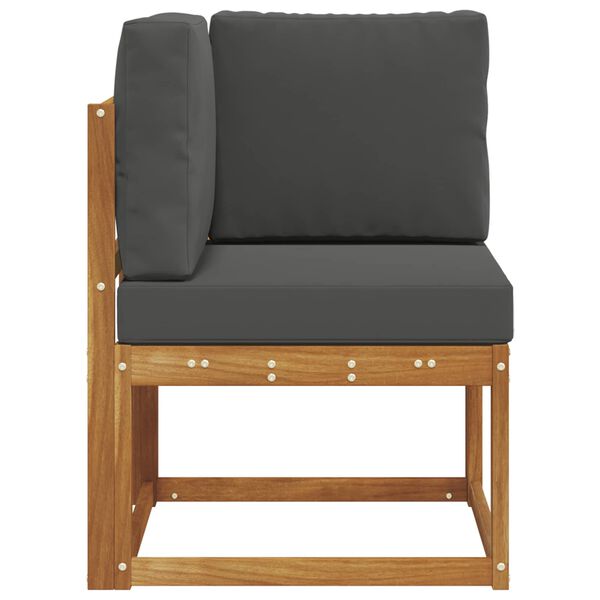 vidaXL Sof&aacute; de Canto Outdoor Madeira S&oacute;lida de Ac&aacute;cia