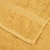 vidaXL Toalhas de banho premium SOLUND 2pcs 100x150cm 600gsm dourado
