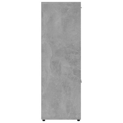 vidaXL Estante 90x30x90 cm contraplacado cinzento cimento