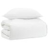 vidaXL Conjunto de Edredom com travesseiro Branco 137 x 200 cm